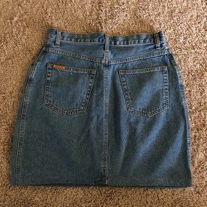 jordache jean skirt size 12
